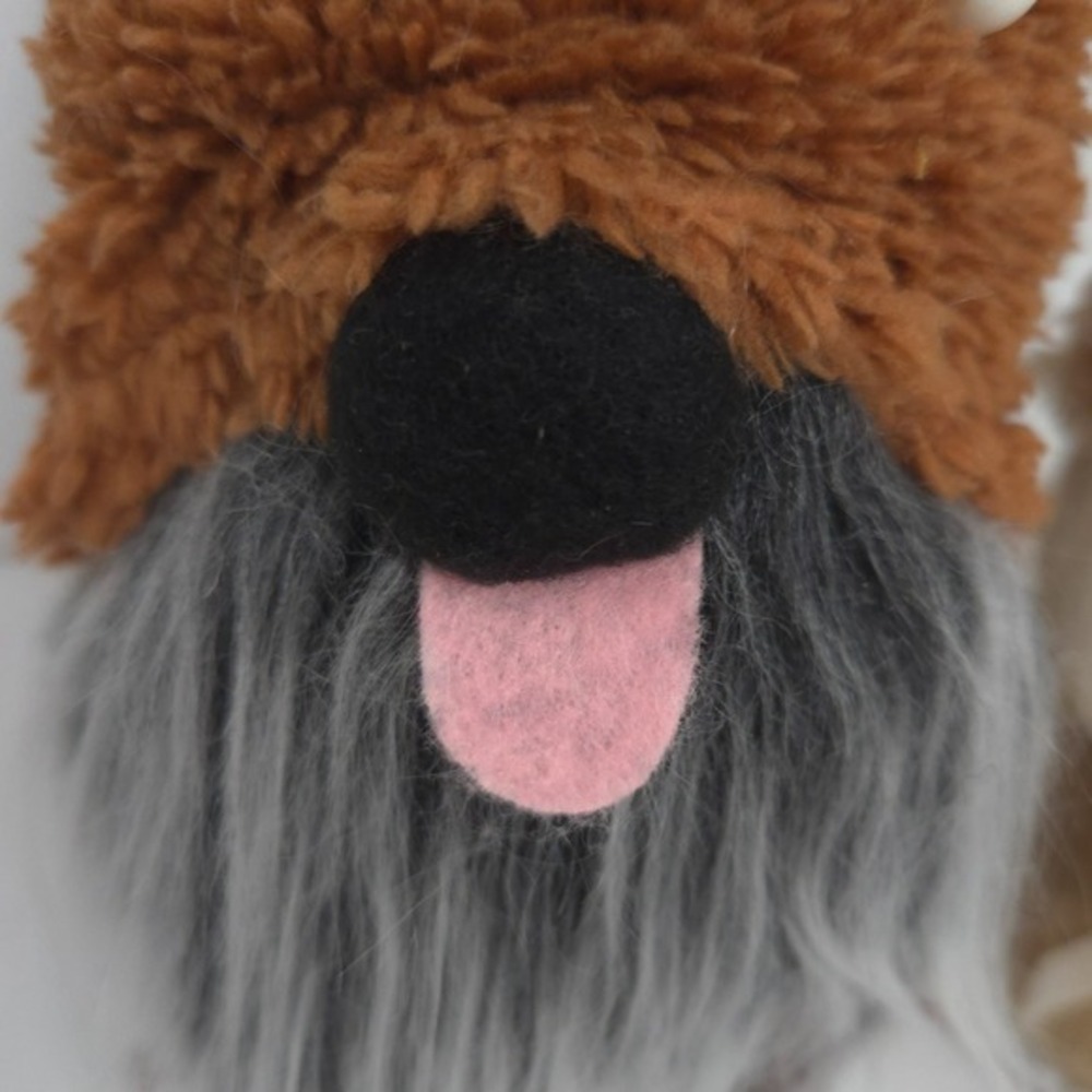 Dog Gnome Brown & Beige Plush Table Decor (Set of 2) - Picture 6 of 6